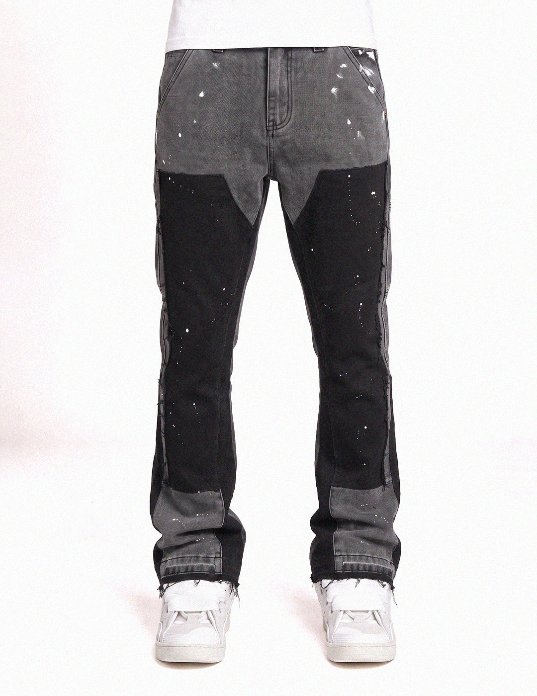 REBUILT DARK FLARE DENIM