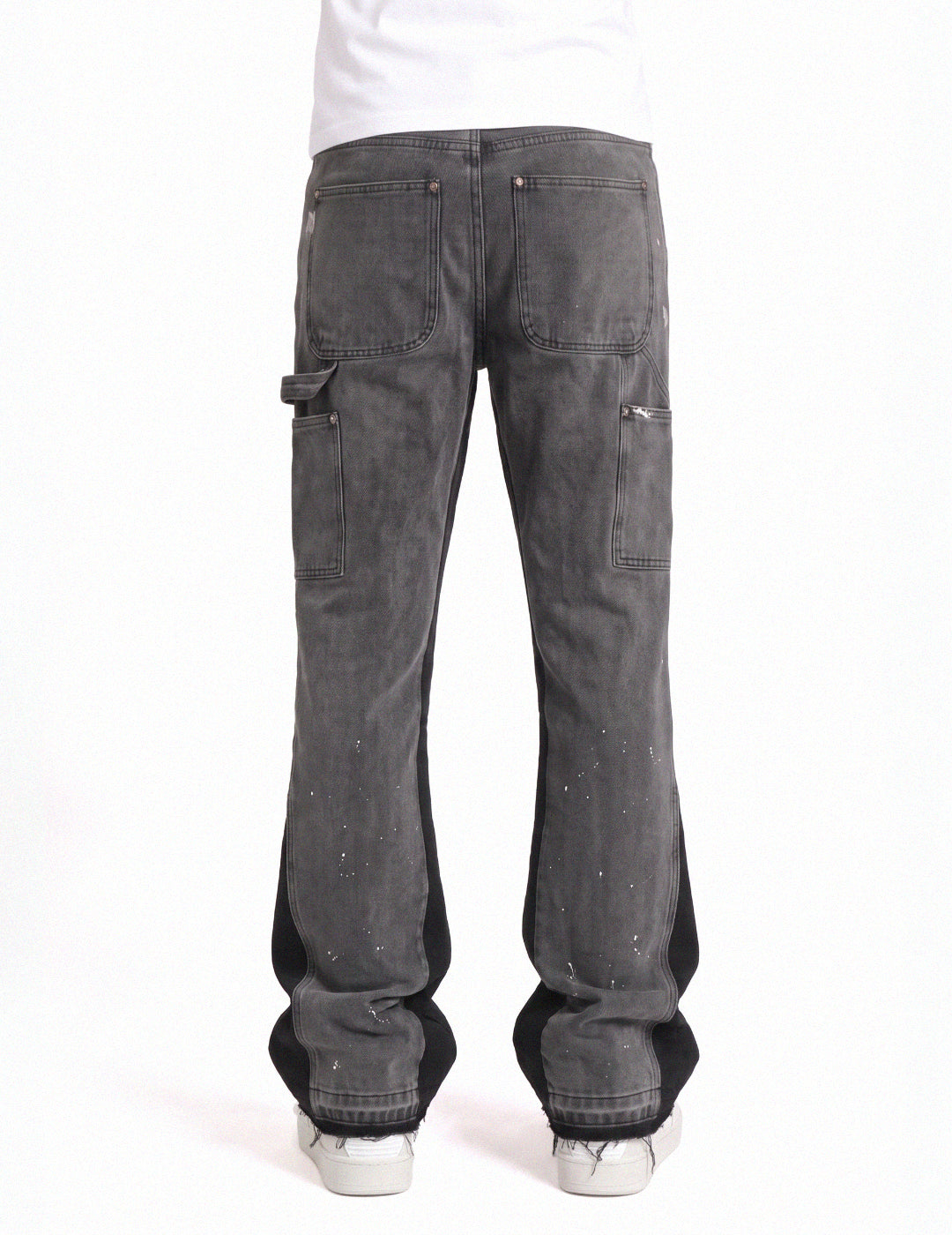 REBUILT DARK FLARE DENIM
