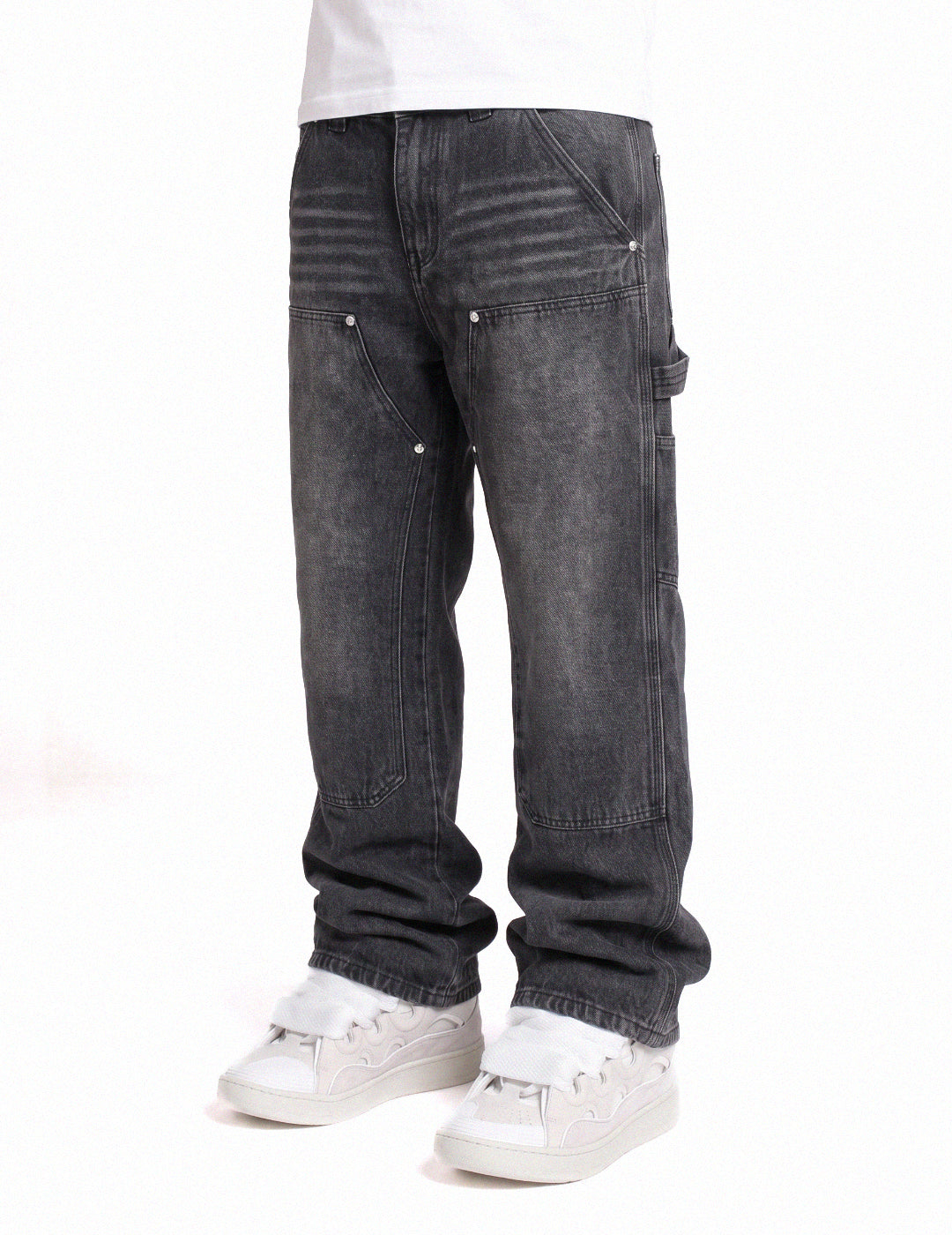 blugi baggy patched purpi