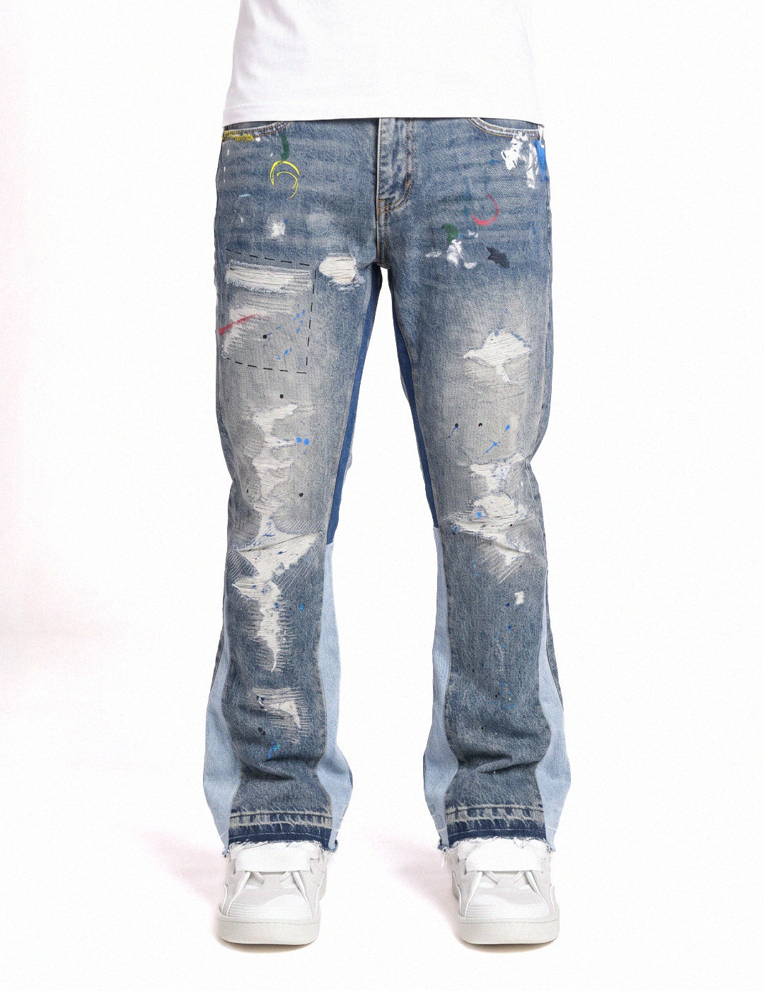 WORK OF ART FLARE DENIM