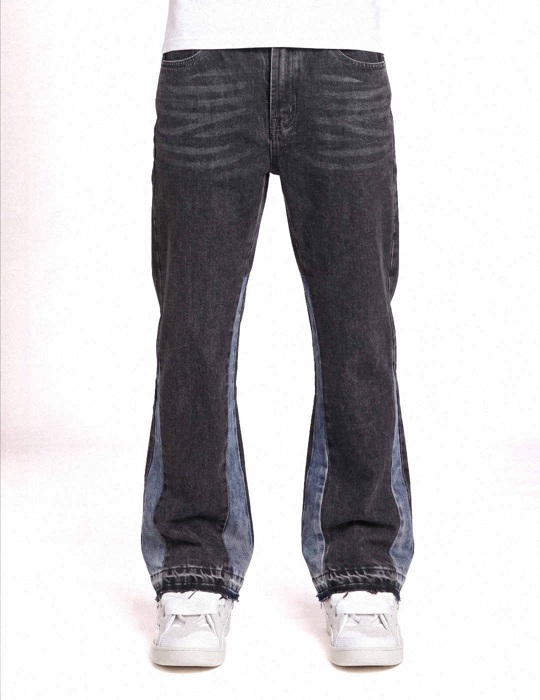 TRACK FLARE DENIM