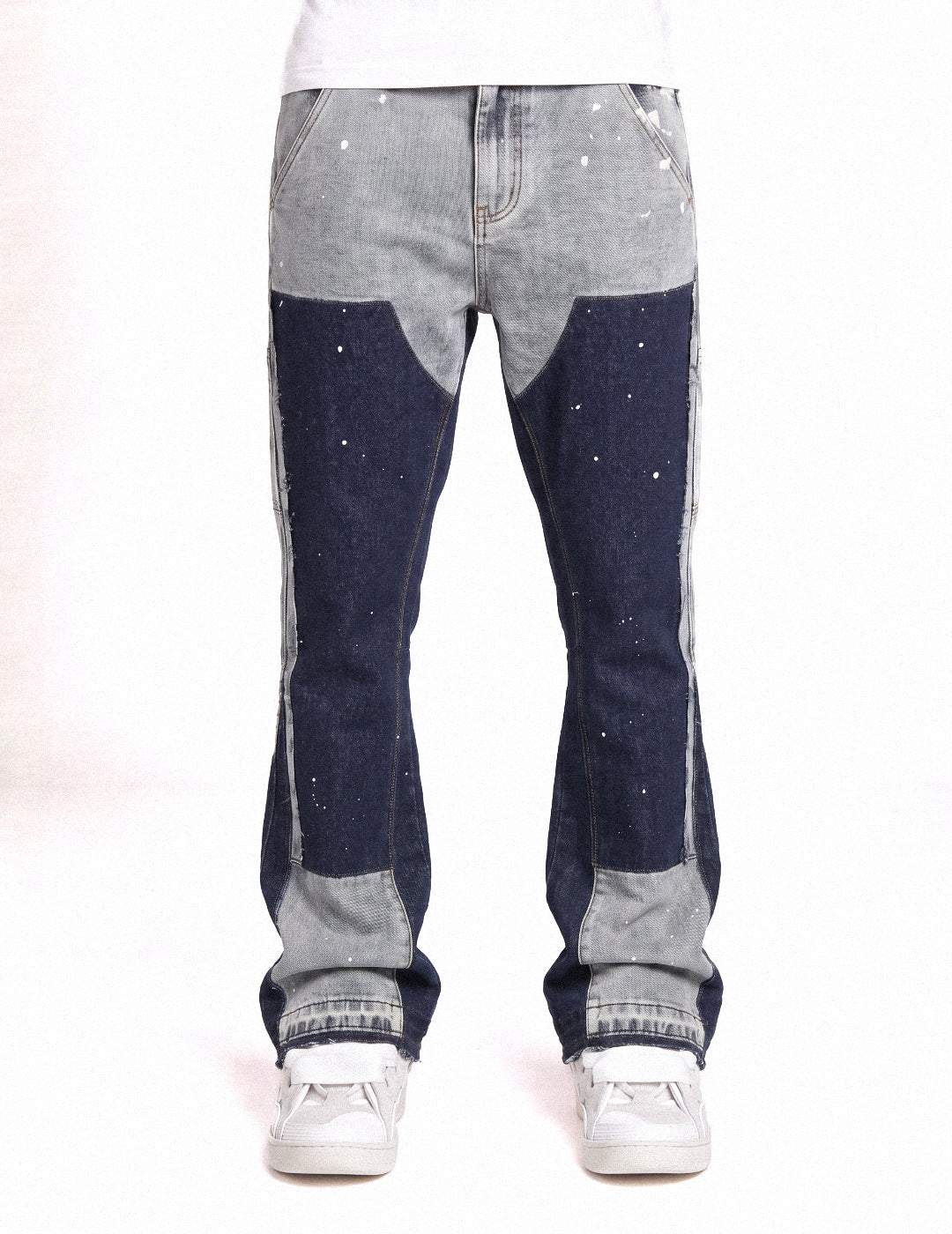 REBUILT BLUE FLARE DENIM