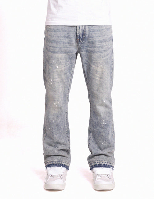 CREAM FLARE DENIM