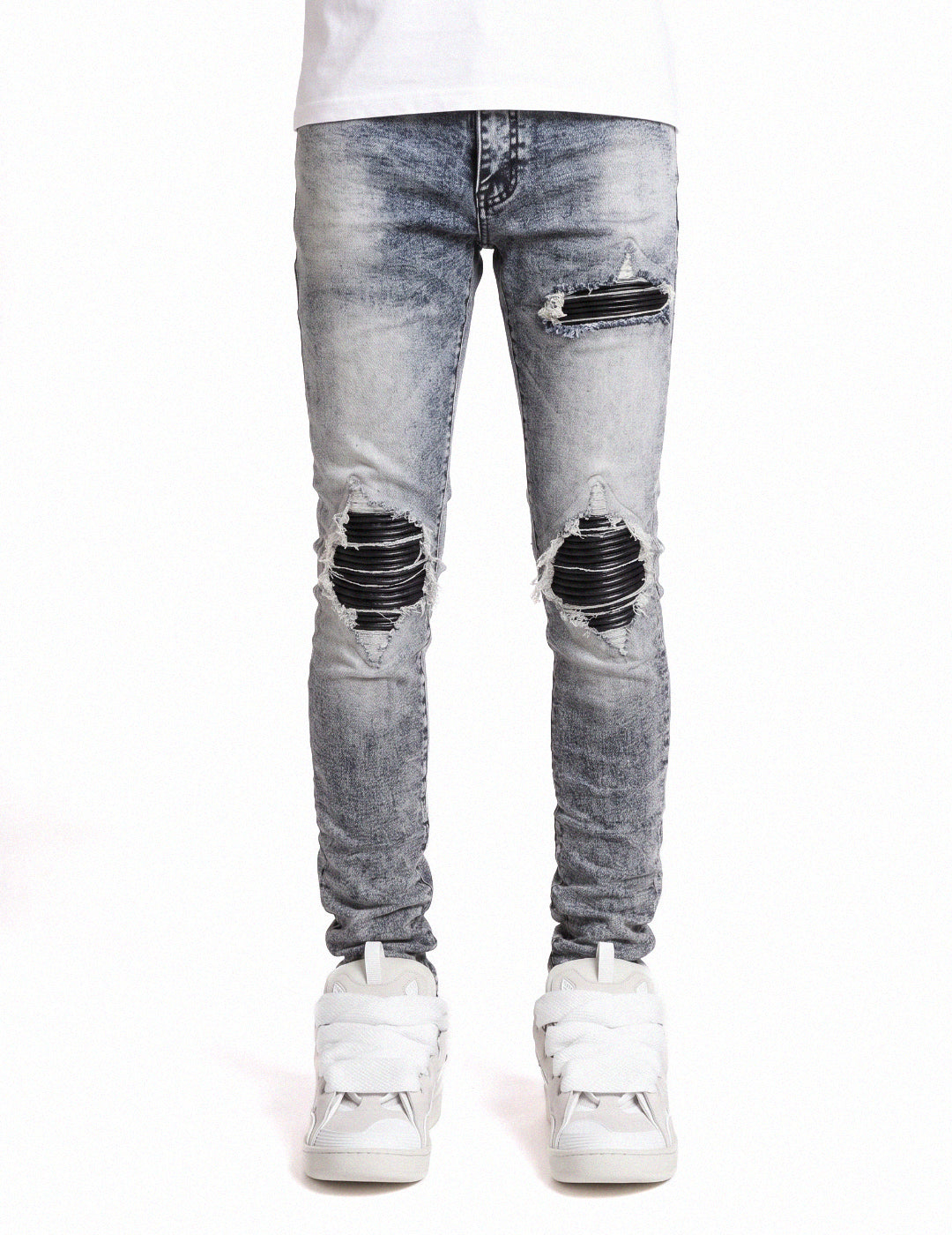 TIRE SKINNY DENIM