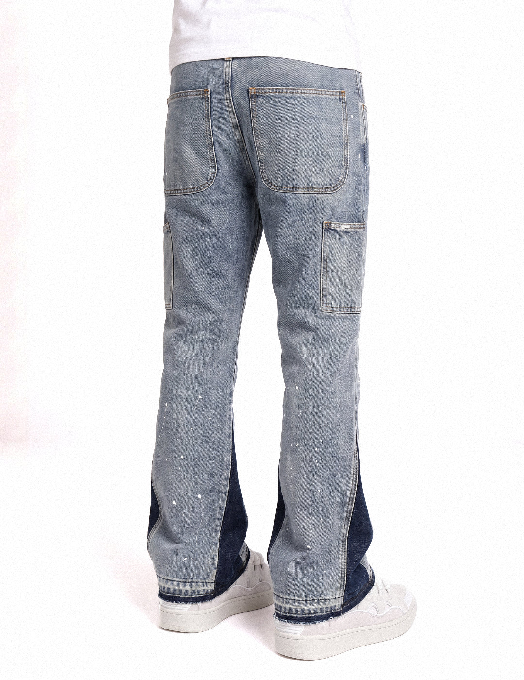 REBUILT BLUE FLARE DENIM